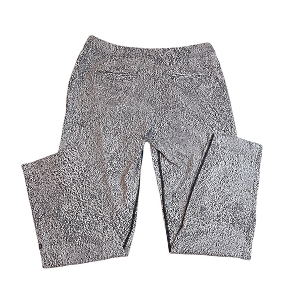 Lululemon Jet Pant Power Spray Jacquard White Black Sz 6 Relaxed - Picture 7 of 13